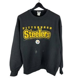 Vintage Y2K Pittsburgh Steelers NFL Football Sport Sweatshirt Size XL